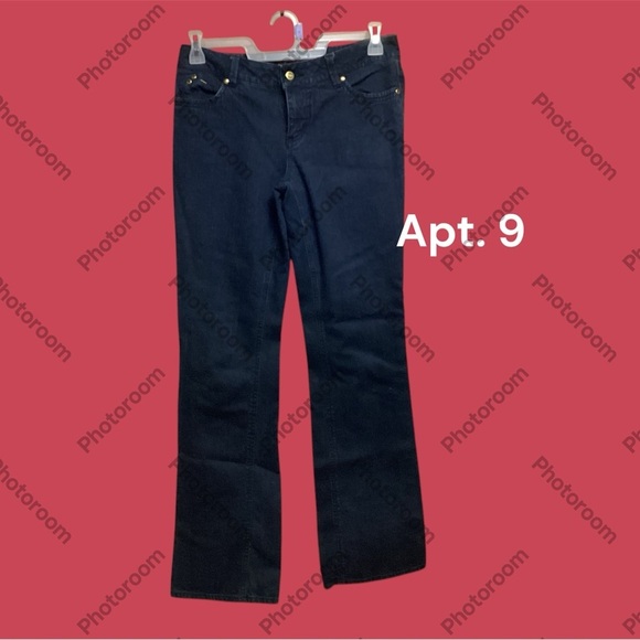 Apt. 9 Maxwell Cut jeans size 8.  Bootcut, 32” inseam, WORN ONCE - Picture 1 of 3